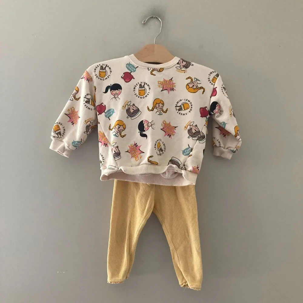 $25 ADD ON Zara graphic sweatshirt set Janie‎ and Jack Baby Gap Hanna Andersson